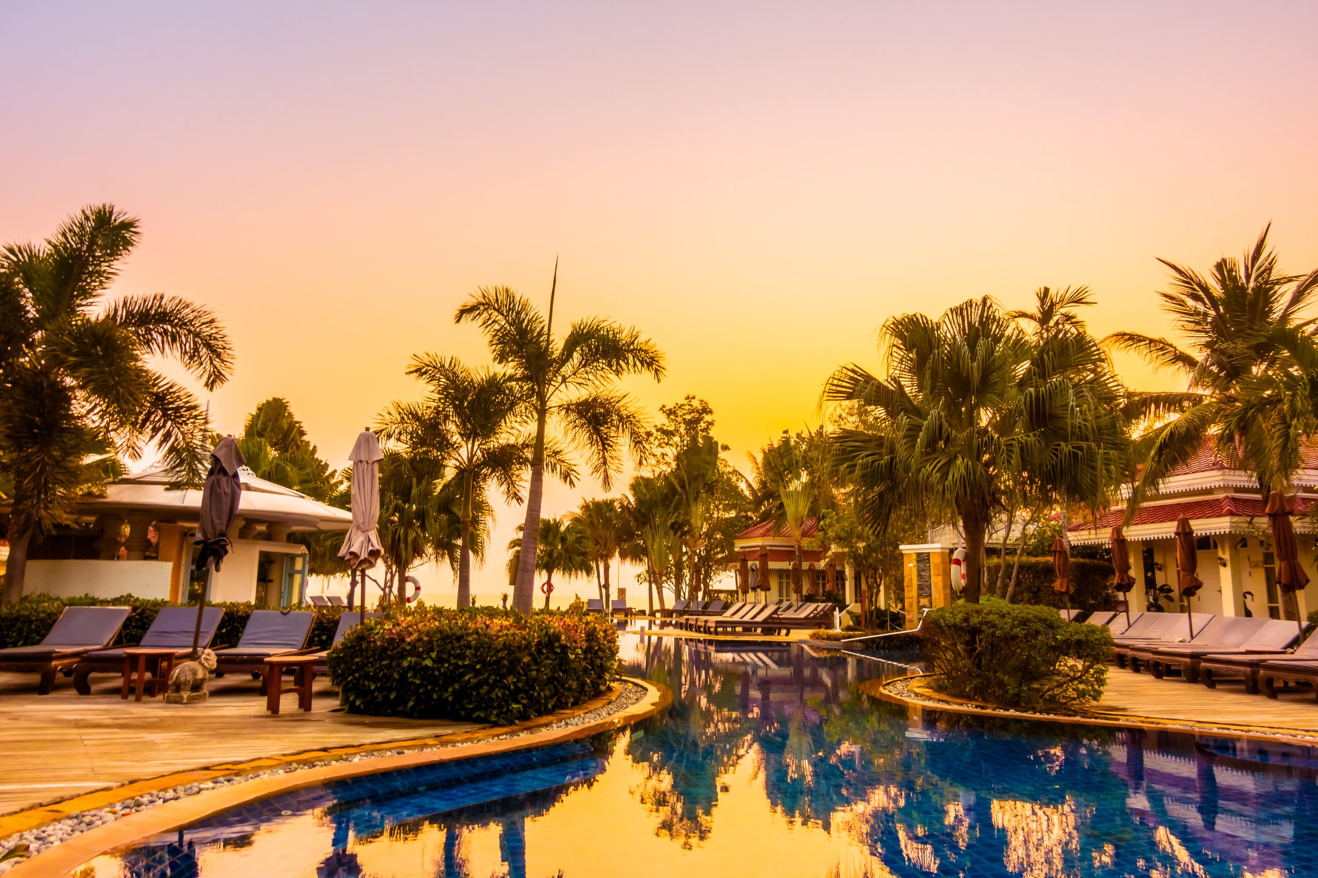 Luxury tropical resort and accommodation